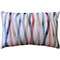 Pillow D�cor Wandering Lines Ocean Coast Throw Pillow 14x24 Inches Square, Complete Pillow with Polyfill Pillow Insert